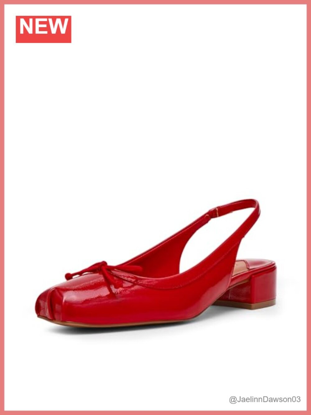 Steve Madden Loved Women's Block Heel PU Slingback Pumps